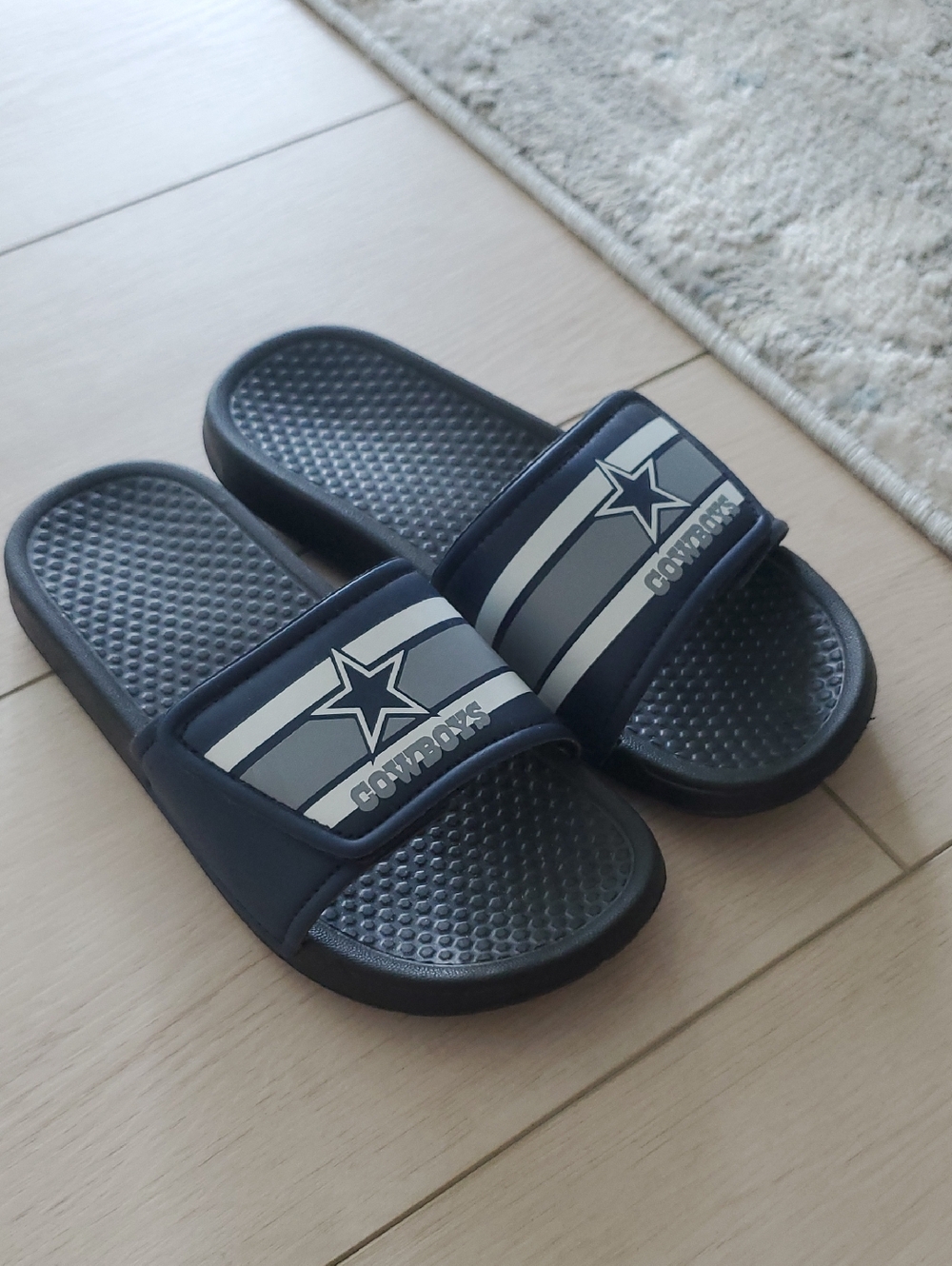 Dallas Cowboys Navy Slide Sandals